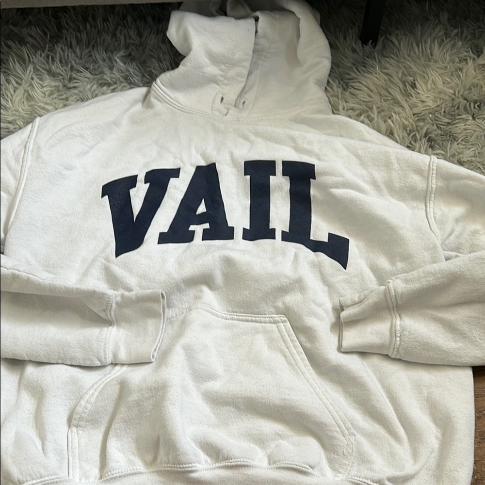 Vail White Hoodie